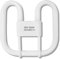 hautllaif GR10Q 4-PIN 28W Ceiling Light Bulb,Bathroom Light Bulb,Warm White 3500K,Non-Dimmable Fluorescent Tube,Large 20x20cm Size,Ideal for Recessed Indoor Stair Corridors,CFL Spotlight Fixture