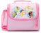 Disney Store Official Borsa Portapranzo Termica Bambini Principesse, con le Principesse Belle, Cenerentola, Tiana, Vaiana e Mulan, inclusa tasca laterale in rete, H 19 x L 23 x P 10 cm