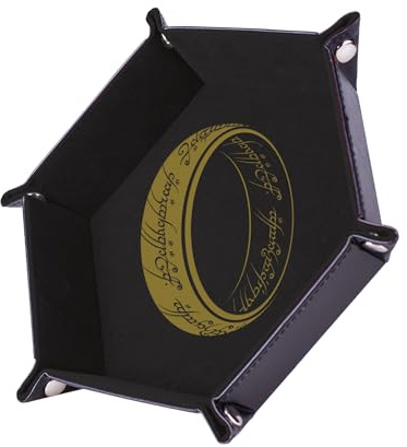 Epic Forge The Lord of The Rings – Würfelbahn Der einzigartige Ring – 19 x 19 cm – Leder und Samt