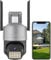 VSTARCAM Außenkamera 4MP Sicherheitskamera,WiFi Kamera,PTZ Sicherheitskamera,Zwei-Wege-Audio,Automatische Verfolgung,HD Vollfarb-Nachtsicht,Sirene und Scheinwerferalarm,2.4G&5G WiFi 01
