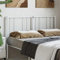 WSJHUHK Home-Betten & Zubehör, Kopfteile & Fußteile, Kopfteil aus Metall, Weiß, 120 cm