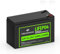 12V Batteria al litio 10Ah ricaricabile LiFePO4, 3000+ Ciclo Profondo, funziona da -20 ℃ a 60 ℃, IP55 per Macchina Elettrica Bambini, Telecamere di Sorveglianza, Campeggio