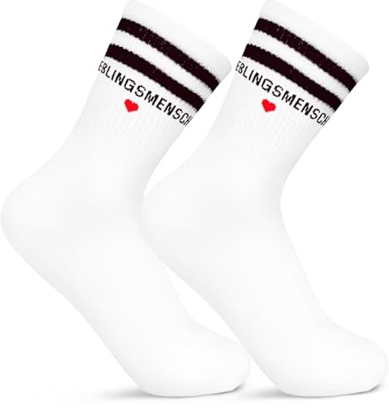 Zidoley Geschenk für Freundin, Lieblingsmensch Geschenk Socken, Damen Baumwollsocken Herz Socken Geburtstagsgeschenk für Frauen