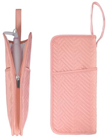 SITHON Supporto e tappetino per Arricciacapelli, resistente al calore, borsa da viaggio portatile per strumenti caldi, organizer per ferri arricciacapelli, piastre per capelli e strumenti per lo