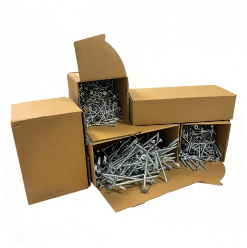 Parco® Plus Holzbauschraube Blauverzinkt, Mixbox 1.100 teilig - Cut-Spitze mit Teilgewinde - TX-Antrieb, verschiedene Abmessungen für den universellen gebrauch geeignet