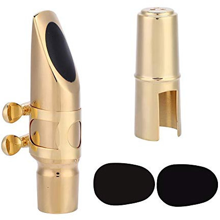 Saxophon Mundstück, Es Alt Saxophon 6C Mundstück mit Kappe Pads Musikinstrumente Zubehör
