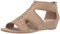 Easy Street Damen Thelma by Casual Sandalen mit Reißverschluss hinten Keilsandale, Sand, 40 EU