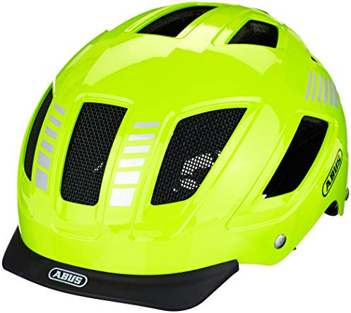 ABUS Unisex Fahrradhelm, Gelb (Signal Yellow), L (56-61 cm)