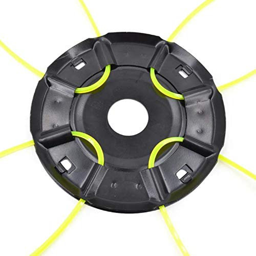 Powerful Tools Fadenkopf Rasentrimmer Kopf Doppelfadenkopf Fadenspule Nylonfaden für Motorsense Rasentrimmer