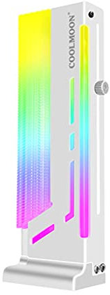 Buwei GPU-Halter Coolmoon cm-GH2 Vertikale GPU-Unterstützungshalterung Bunte 5V A-RGB-Halterung Computergrafik Grafikkartenständer GPU-Halter