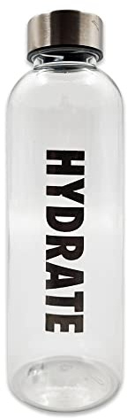 Hydrate Water Bottle – 500ml – LEAKPROOF - KEEPS YOU HYDRATED EVERYTIME (Grey)