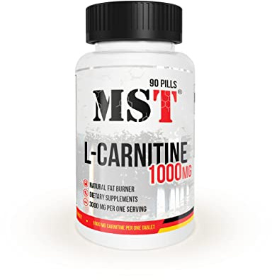 MST L Carnitine 1000 | Fat burner | 1000 mg pro 1 tab | 90 tabletten | MST Nutrition Berlin