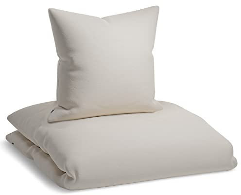 sleepwise Bettwäsche 140x200 Sommer Bettwäsche 2tlg- ÖKO-TEX, Traumhaft Weich, Atmungsaktiv, Bügelfrei & Knitterfrei - Bettbezug Set aus gebürsteter Mikrofaser mit 65x65cm Kissenbezug