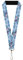 Disney Schlüsselband, Winnie the Pooh Eeyore Charakter Close Up Pose und Text Blues, elastisch, Blau