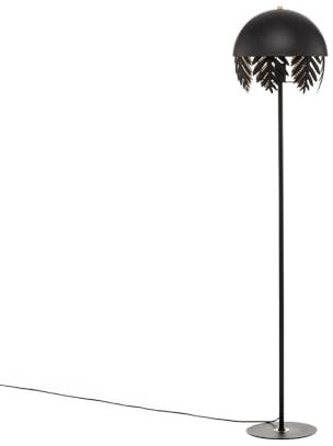Lucande Stehlampe Aparas (Design, Modern) in Schwarz aus Metall (1 flammig E27) - Design Stehleuchte Floor Lamp Standleuchte Wohnzimmerlampe Wohnzimmerleuchte