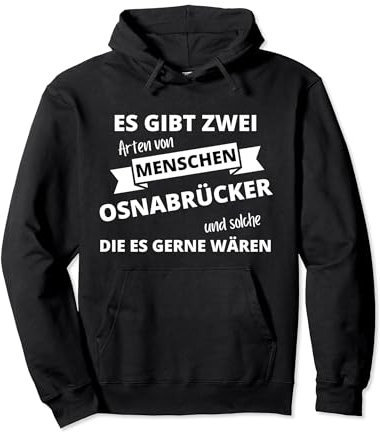 OSNABRÜCKER OSNABRÜCK Fan Pullover Hoodie Schwarz Unisex S