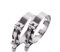 LUXERAD 2Pcs 2.5 Inch Stainless Steel T-Bolt Hose Clamps,Clamp Range 70-78mm for ID 2.5 inch Hose (2.5“ Clamp Range 2.8-3.1(70-78mm))