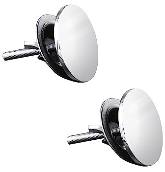 Leewoth 2Pcs Sink Hole Cover, Stainless Steel Kitchen Sink Hole Cap Sink Plug Stopper Kitchen,Blanking Metal Plug