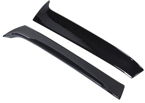 Heckspoiler Heckklappe Spoiler Heckscheibenspoiler Heckscheibe Seitenspoiler Heck Scheibe Seiten Splitter Flügel Aufkleber schwarz hinten Links rechts für Golf VII Golf 7 Variant 2014 2015 2016 2017