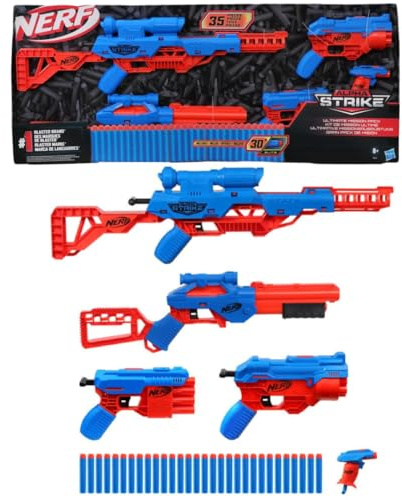 Nerf Hasbro Alpha Strike Ultimate Mission Pack Blue and Red/from Assort