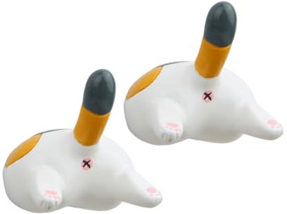 TOPBATHY Cat Butt Magnets 2 Pack Cartoon Style Fridge Magnets Unique Design for Decorative Functionality
