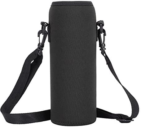 Hominas Sac Isotherme pour Bouteille D'eau, Sac de Transport de Bouteille D'eau Housse Néoprène pour Bouteilles Isothermes avec Sangle Réglable pour Sports de Plein Air