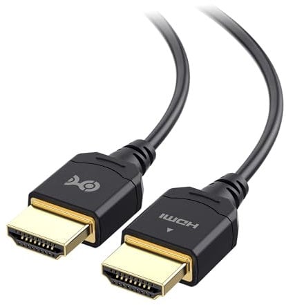 Cable Matters [Certificado HDMI de ultra alta velocidad] Cable HDMI 2.1 ultrafino de 48 Gbps - 1,5 m, compatible con [8K@60 Hz, 4K@240 Hz, HDR y Dolby Vision], cable HDMI delgado para PS5, Xbox
