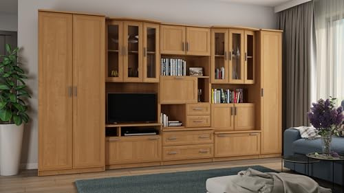 e-Meblast Wohnwand Havana 360cm Modern Schrankwand Regale Vitrinen | TV-Schrank, Wohnzimmer, Modern Schrankwand, Regale, Vitrinen