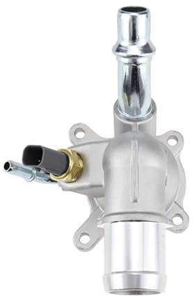 SZTMYVUW Termostati Compatibile con Jeep per Cherokee per Renegade per Compass Gruppo Alloggiamento Termostato Uscita Refrigerante Motore 5047263AB