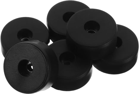 Toddmomy 6pcs Rubber Speaker Isolation Pads and Subwoofer Vibration Feet for Audio Equipment, Amplifier Decoupling Stands, Anti-slip Rubber Speaker Feet for Home Audio Systems