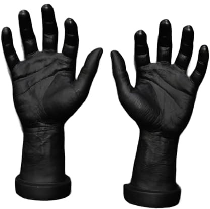PUXZYAX Maniquí de mano realista, manos humanas falsas, exhibición de joyas y cautivador accesorio de Halloween, pinturas, manos humanas falsas, exhibición
