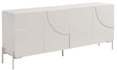 Vente-unique - Sideboard Zelinaro -L 180cm x B 40cm x H 75cm- MDF - beige