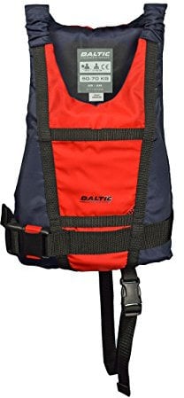 Baltic Paddler Schwimmhilfe Kanuweste für erfahrene Schwimmer auf Binnengewässern, Farbe:ROT/Navy, Größe:50-70kg