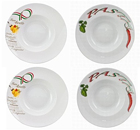 Retsch Arzberg Pastateller mit Dekor Ø 30cm (4 Stück im Set)