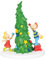 Department 56 Dr. Seuss The Grinch Village Accessories Whoville Weihnachtsbaum-Figur, 10,2 cm, Mehrfarbig