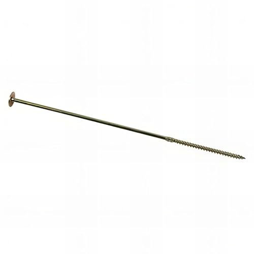 50 vis de charpente bois tête cylindrique large TX40 F/Partiel 8 x 100 mm - Zingué - VALX0810002B