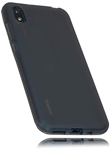 mumbi Hülle kompatibel mit Honor 8S / Huawei Y5 2019 Handy Case Handyhülle, transparent schwarz