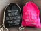 ElliGa B-Ware! Turnbeutel JGA Rucksack für Junggesellinnenabschied tanzen Bridal Party Bachelorette (5er Set (4xMädels+1xBraut pink))