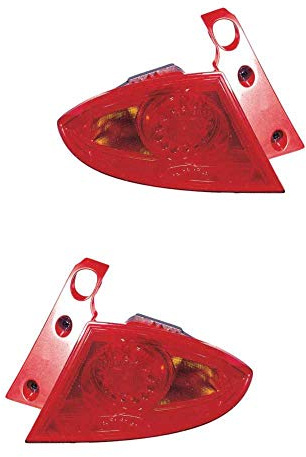 Juego de luces traseras izquierda y derecha, rojo P21W sin bombilla para modelo Leon 1P1