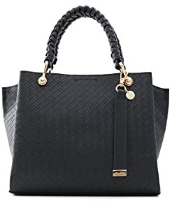 ALDO Gloadithh Damen-Handtasche, Schwarz, Medium