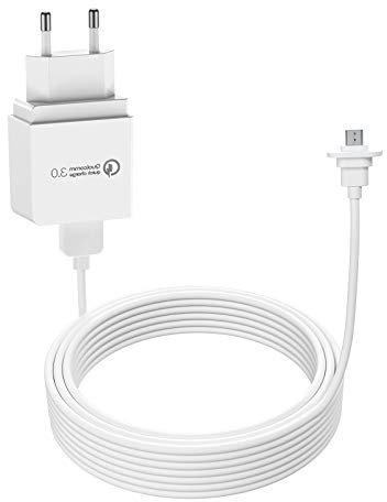 9 m Netzkabel und Adapter für eufy Security, eufyCam 2C, eufyCam 2C Pro, wetterfestes Außen- oder Innenkabel Kontinuierlich aufladbare eufy-Kamera (2 Pack)