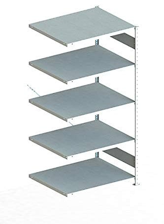 Meta - Anbauregal 2000x1000x800 mm verzinkt Fachlast 230 Kg