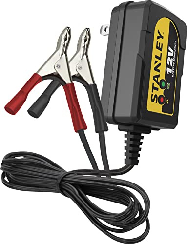 Stanley FATMAX BM800S 12V Battery Maintainer with 6Ft Cord Reach, Black