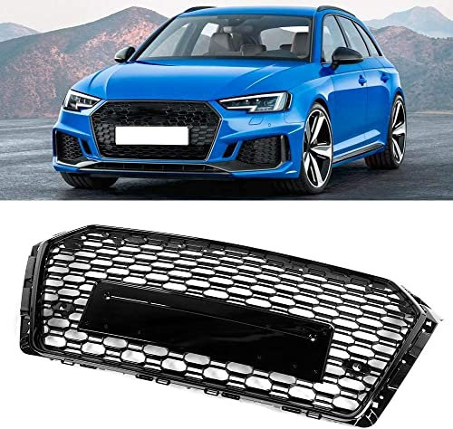 Auto Front Kühlergrille Frontstoßstange für Audi A4/S4 B9 2017 2018 2019 | Motorhaube Ersatz Kühler Modified Grill Zubehör