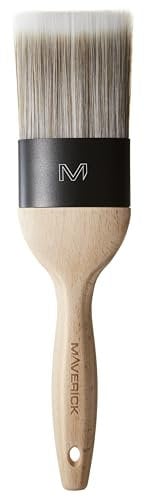 Maverick 104 Series X Paint Brush 2.5 Professional Straight Cut Oval Memex Head with FSC Wood 2.5 inch