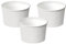 MAQA 25 pz Coppette gelato carta e finger food, Coppe gelato e dessert 95 ml, ciotole usa e getta rotonde