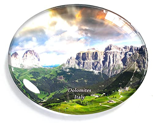 Dolomiten Italien Magnet Kühlschrank Gefrierschrank Magnet Aufkleber Souvenir Dekorationen Oval Kristall Magnet Küche Whiteboard
