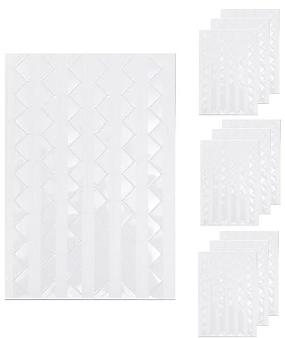Fezf 1020 PCS fotoecken selbstklebend transparent fotokleber fotoalbum fotokleber doppelseitig selbstklebend Scrapbook Essentials fotoecken selbstklebend Aufkleber fotoecken Aufkleber（transparent）