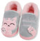 Pantofole Ragazze Ragazzi Ciabatte Bambina Bambini Inverno Warm Scarpe di Cotone Slipper Antiscivolo Scarpe Invernali, Grigio Gatto, 18/19 EU, Tag 140