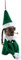 Flat Christmas Elf Hanging Ornaments Cute Hanging Christmas Decorations for Home Decor (Flat)